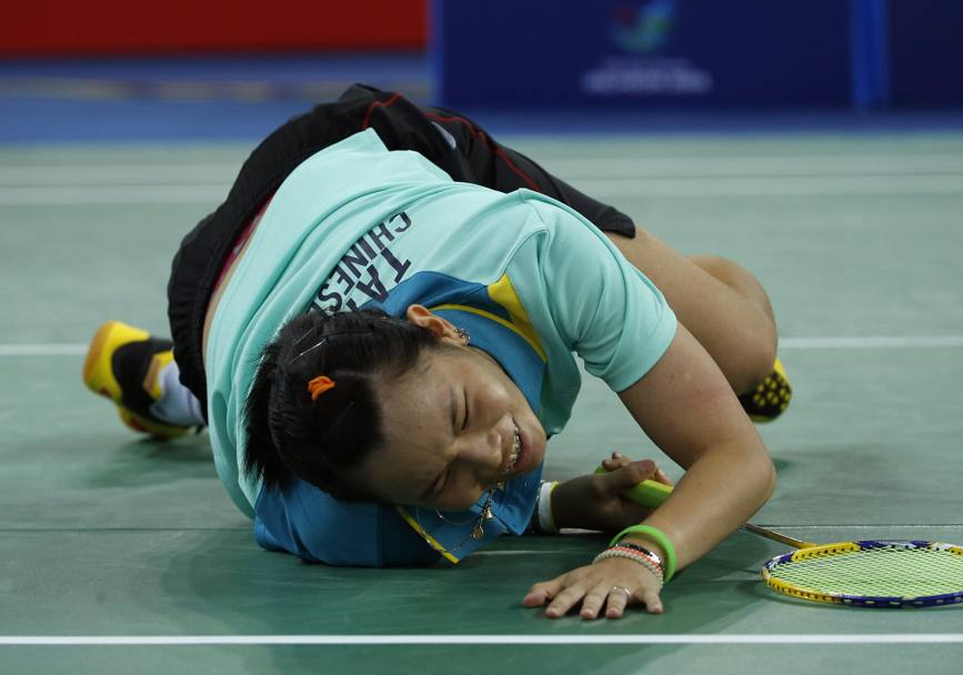 La giocatrice di badminton, Tai Tzu Ying di Taiwan (Action Images)
